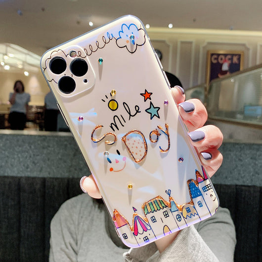Funda de Celular Protectora con Diseño Cute Cartoon para Mujer - Image 3