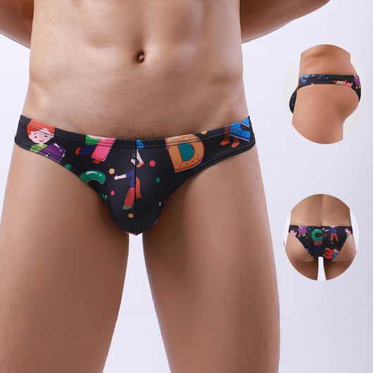 Pantalones Casuales Estampados con Diseño Triangular para Hombre - Image 15