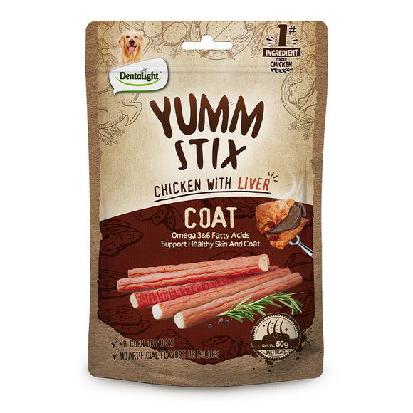 Tiras de Emulsión de Pollo Puro - Vitaminas para Cachorros