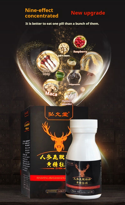 Tabletas de Energía y Vitalidad con Ginseng, Ciervo y Ostra - Image 8