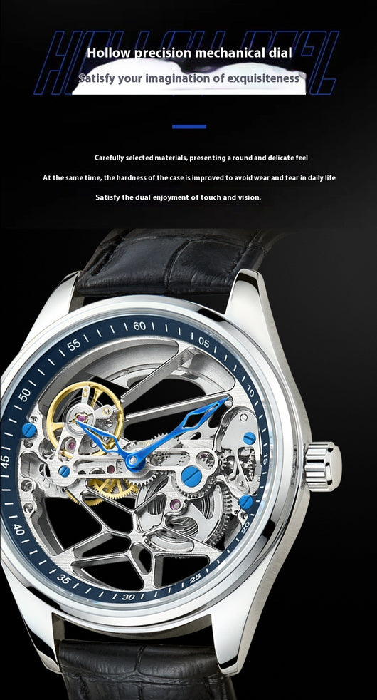 Reloj Mecánico Automático de Cristal Doble - Image 13