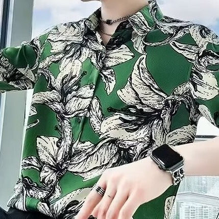 Camisa Estampada para Hombre de Manga Corta Premium Verano - Image 4