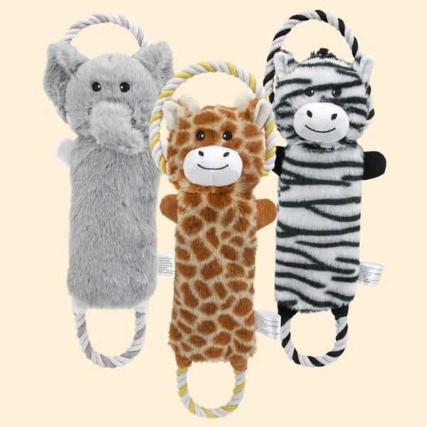 Juguetes de Peluche para Perros - Animales Chirriantes Resistentes a Mordidas