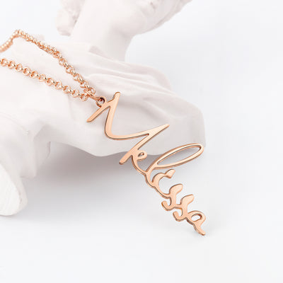 Collar Personalizado con Firma de Acero Inoxidable para Mujer - Image 9
