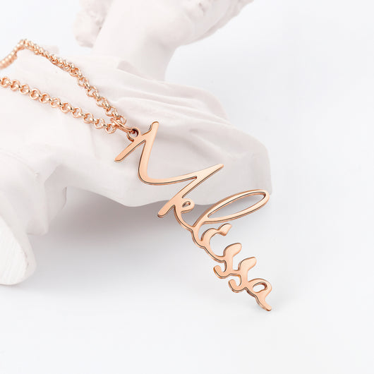 Collar Personalizado con Firma de Acero Inoxidable para Mujer - Image 11