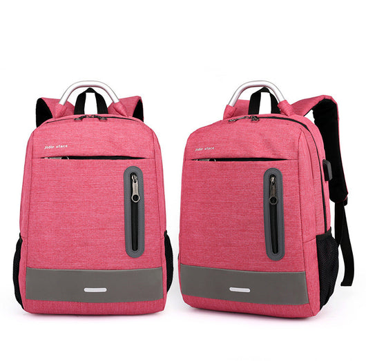 Mochila para Laptop con Carga USB en Tela Oxford - Image 4