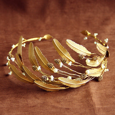 Tiara Nupcial Estilo Europeo Barroco Retro - Image 4