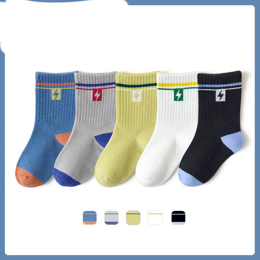 Calcetines Infantiles de Tubo con Diseño de Frutas - Algodón Suave para Niños y Niñas - Image 10