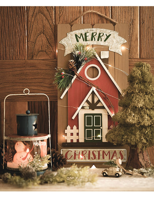 Adornos Navideños de Madera - Casitas Decorativas - Image 11