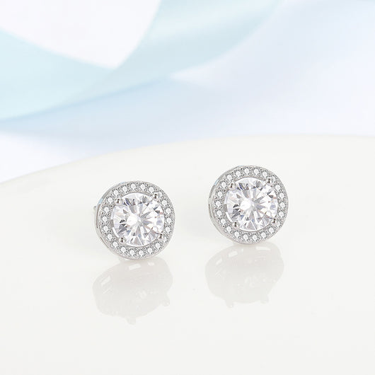 Aretes de Diamantes Blancos con Personalidad - Joyería de Moda Internacional - Image 7