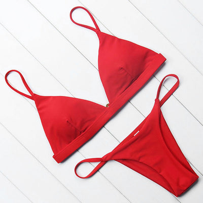Bikini Push Up Rojo - Traje de Baño Realzador para Mujer - Image 38