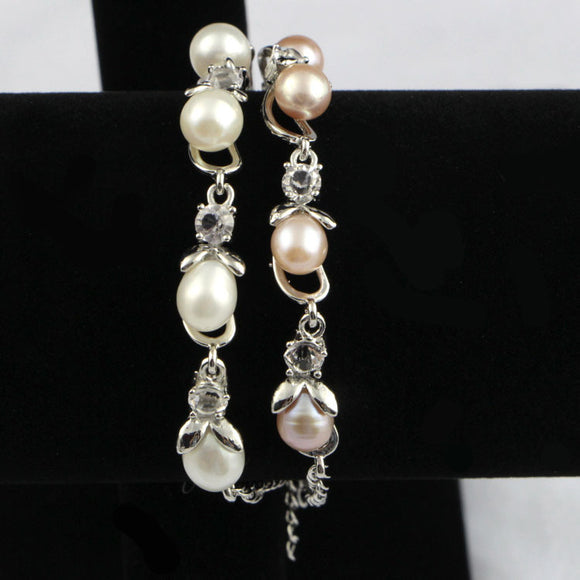 Pulsera de Perlas de Agua Dulce