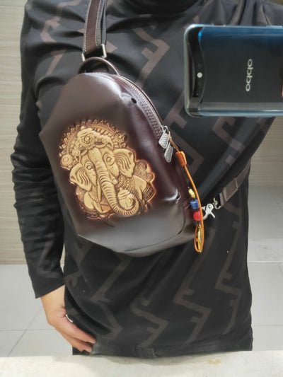 Bolsa de Almacenamiento Retro Estilo Nacional con Gran Capacidad para Hombre - Image 2