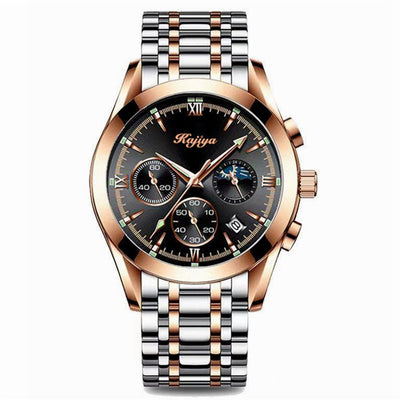 Reloj Hombre Acero Inoxidable Resistente al Agua con Calendario y Luz - Image 6