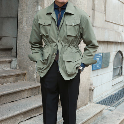 Chaqueta Vintage Ajustada para Hombre - Estilo Casual - Image 5