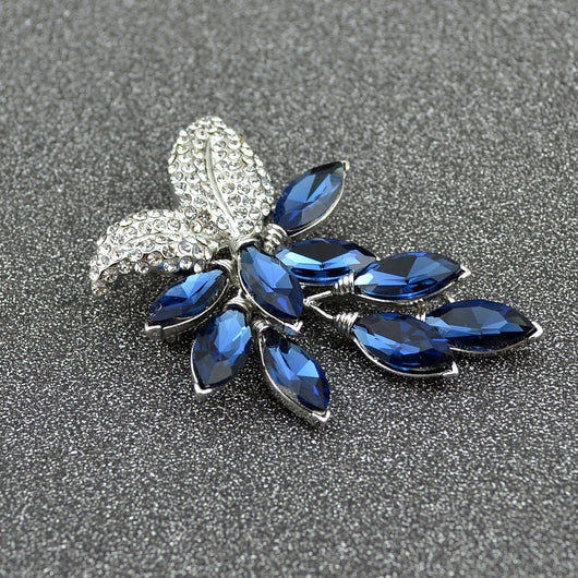 Broche de Cristal Austriaco Brillante con Diamantes Completos - Image 2