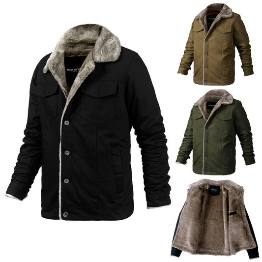 Abrigo Cálido Casual Coreano para Hombre - Importación