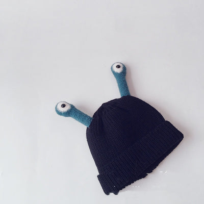 Gorro de Punto para Niños Diseño de Rana Estilo Coreano - Image 3