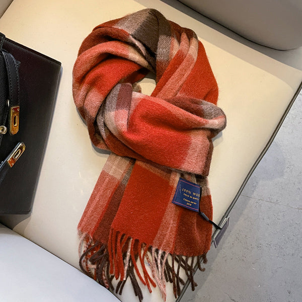 Bufanda de Lana para Hombre Invierno Multicolor - Diseño Moderno