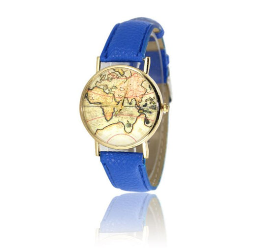 Reloj Vintage con Mapa Mundi - Image 8
