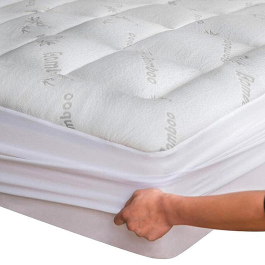 Funda de Cama Acolchada 3D - Protección Suave para Cama Individual y Doble - Image 6