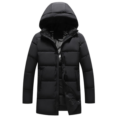 Chaqueta de Algodón Graphene para Hombre con Capucha Desmontable - Extra Gruesa y Moderna - Image 8