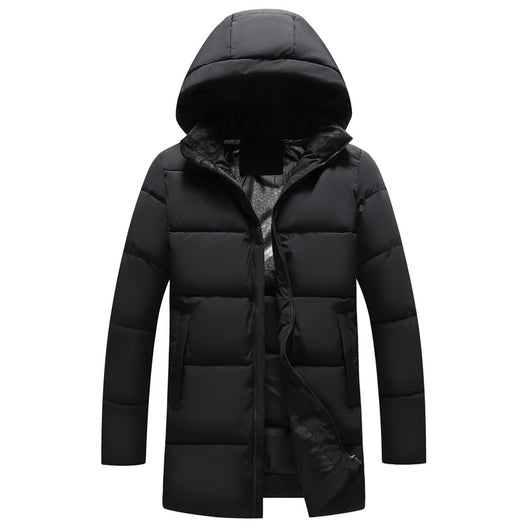 Chaqueta de Algodón Graphene para Hombre con Capucha Desmontable - Extra Gruesa y Moderna - Image 8