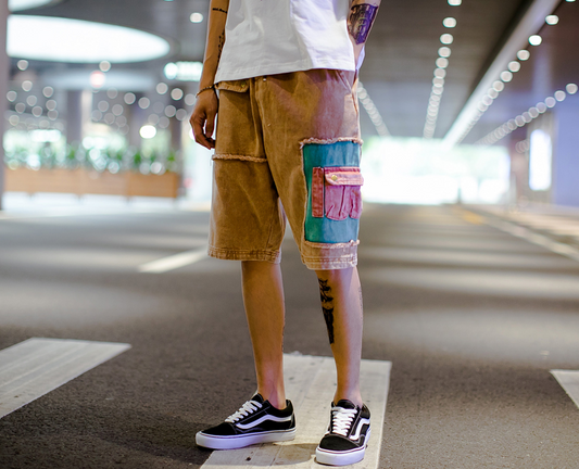 Shorts Casuales Retro Japonés para Parejas - Estilo Urbano Tide Brand - Image 2