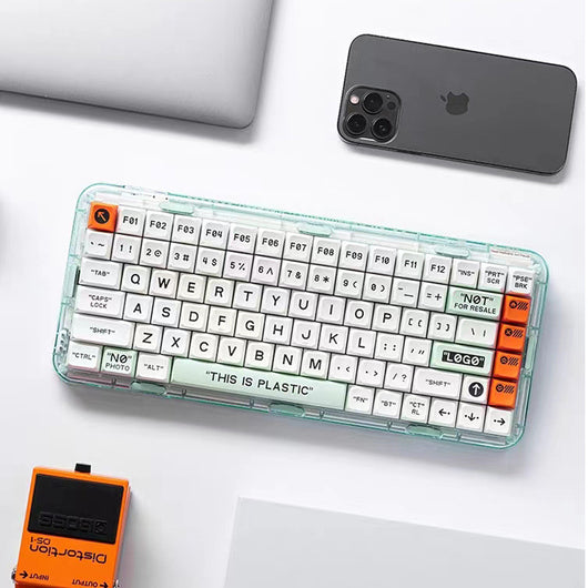 Teclado Mecánico Inalámbrico MelGeek Mojo84 Transparente Bluetooth - Image 7