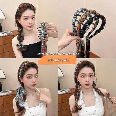 Diadema Trenzada con Moño para Mujer - Image 26