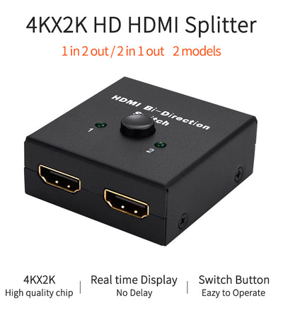 Divisor HDMI 2 en 1 - Switch Bidireccional de Alta Definición - Image 7