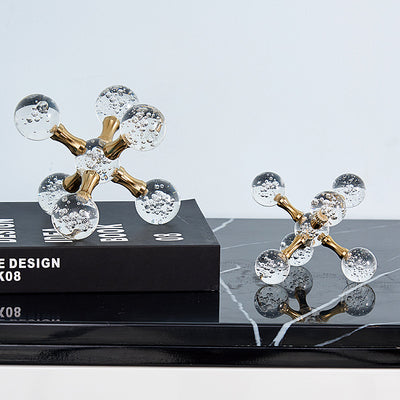 Decoración Molecular de Cristal Luxury para Sala de Estar y Mueble TV - Image 12