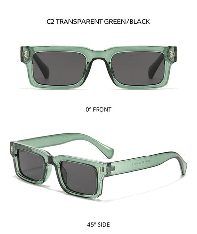 Gafas de Sol Retro Rectangulares Vintage para Hombre - Image 10