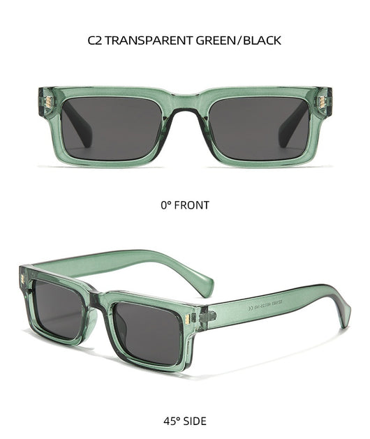 Gafas de Sol Retro Rectangulares Vintage para Hombre - Image 10