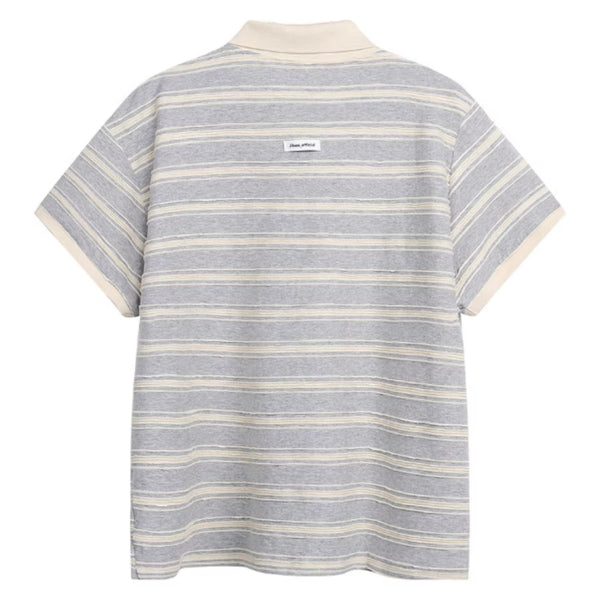 Blusa Suelta con Cuello 3D y Hombros Caídos