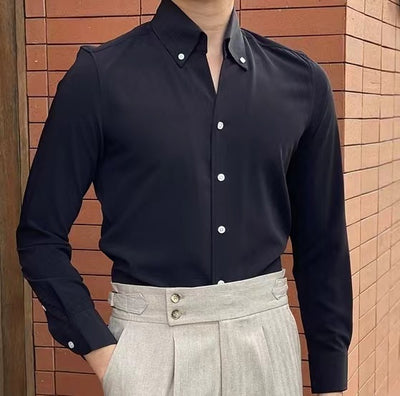 Camisa Italiana de Cuello Clásico para Hombre - Colección Otoño - Image 11