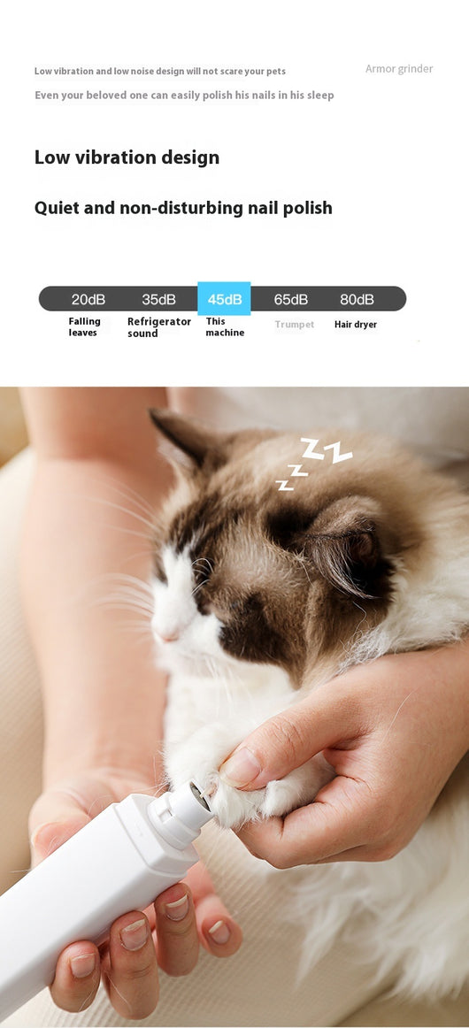 Cortauñas Eléctrico para Mascotas con Luz LED y Cubierta Protectora - Image 16