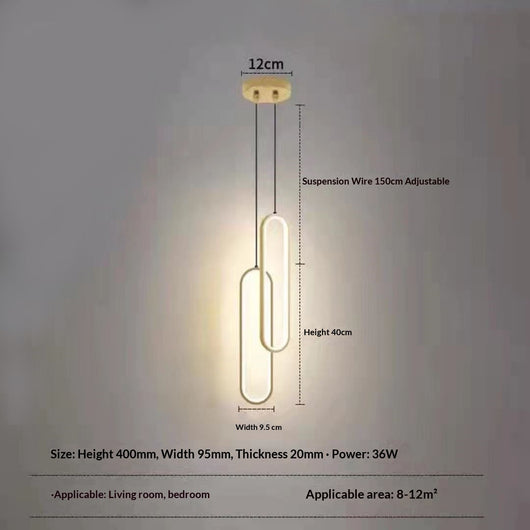 Lámpara Colgante Nórdica Minimalista Lujo para Comedor y Barra - Image 13