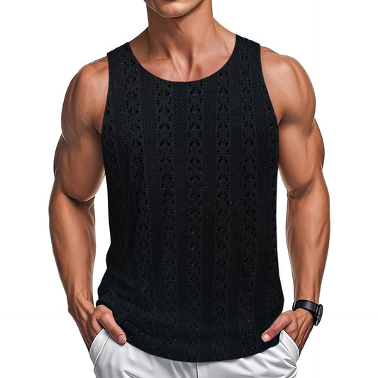 Chaleco Suelto Cuello Redondo Estilo Playa Casual