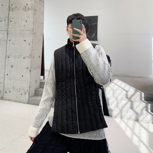 Chaqueta Acolchada de Algodón para Hombre - Diseño Versátil y Práctico - Image 12