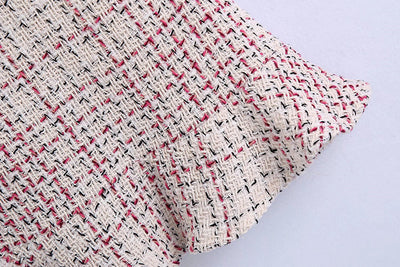 Vestido Patchwork Texturizado con Detalles Bordados para Mujer - Image 30