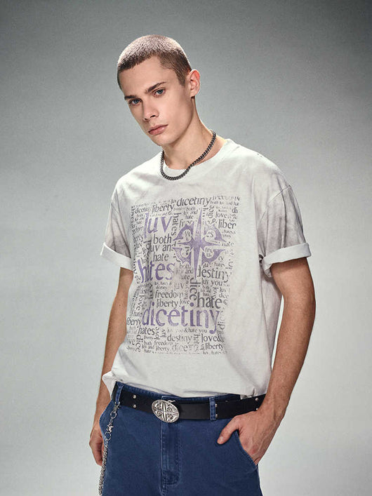 Playera Blanca de Manga Corta para Parejas - Estilo American High Street - Image 4