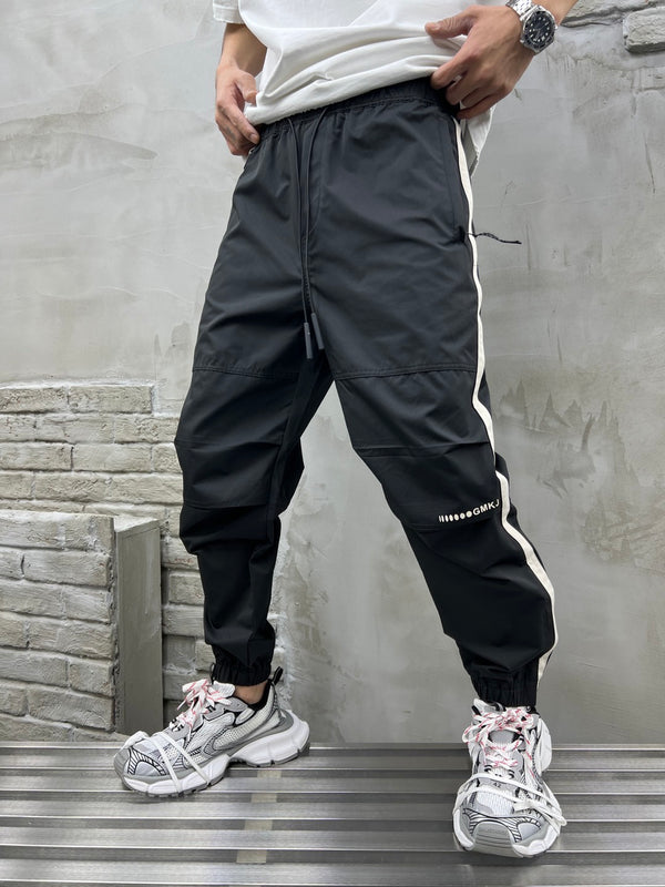 Pantalones Deportivos Casual con Diseño de Combinación de Colores