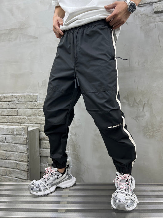 Pantalones Deportivos Casual con Diseño de Combinación de Colores - Image 2