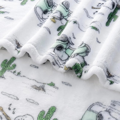 Cobija de felpa Peanuts Velvet Loft Snoopy 140 x 178 cm – Diseño The Flying Ace, oficial y ultra suave - Tekeno