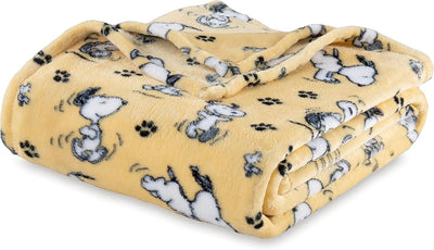 Cobija de felpa Peanuts Velvet Loft Snoopy 140 x 178 cm – Diseño The Flying Ace, oficial y ultra suave - Tekeno