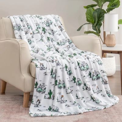 Cobija de felpa Peanuts Velvet Loft Snoopy 140 x 178 cm – Diseño The Flying Ace, oficial y ultra suave - Tekeno