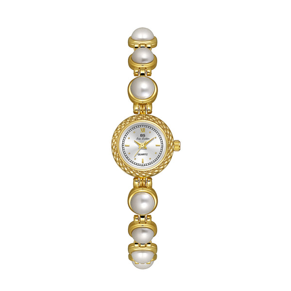 Reloj Pulsera Perlas Elegancia Temperamento para Mujer - Image 6
