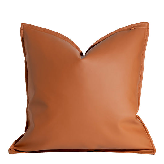 Almohada de Apoyo Lumbar Estilo Nórdico en Cuero Genuino - Image 3