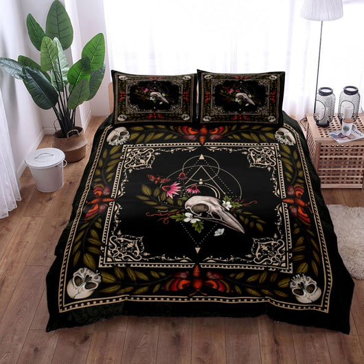 Juego de Cama Bohemio Cuervo de Tres Piezas - Image 14